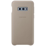 Nugarėlė G970 Samsung Galaxy S10e Leather Cover Grey